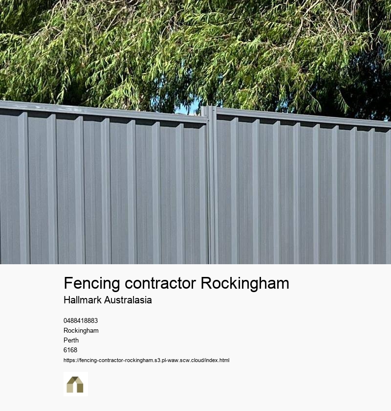 Fencing contractor Rockingham