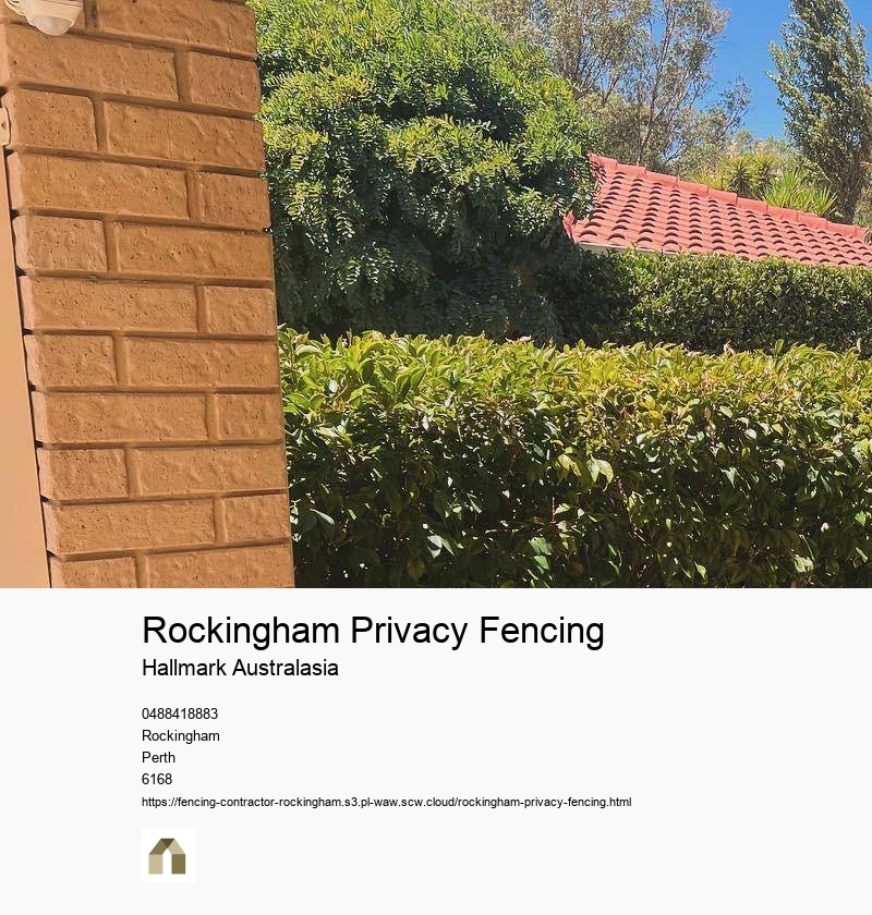 Rockingham Privacy Fencing